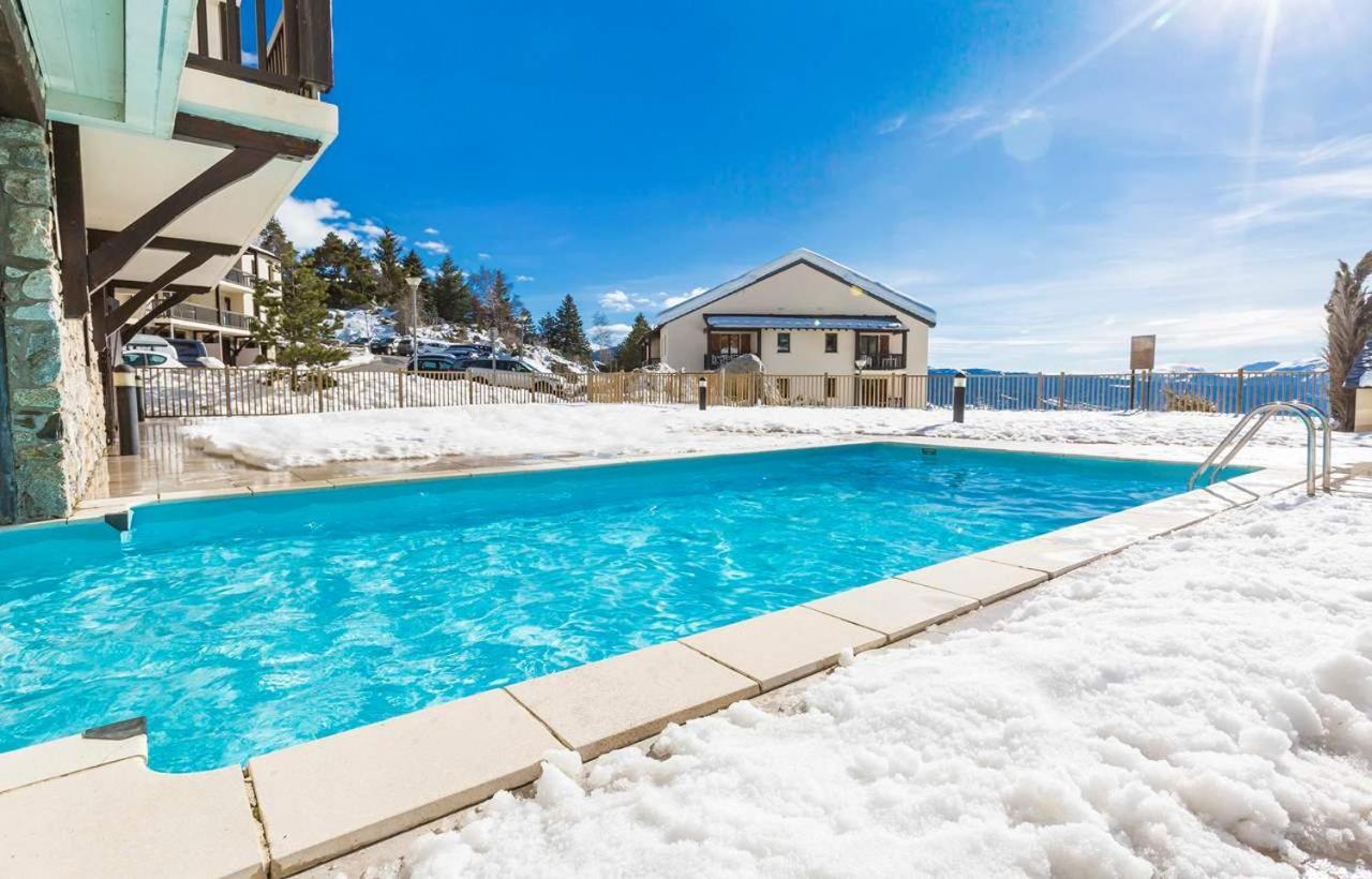 Charmant Studio Face Aux Pyrenees Font-Romeu-Odeillo-Via Exterior foto